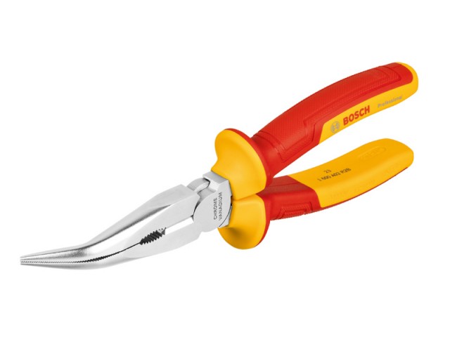 Ravne špičaste klešče Bosch VDE, 200mm, 1600A02NE3